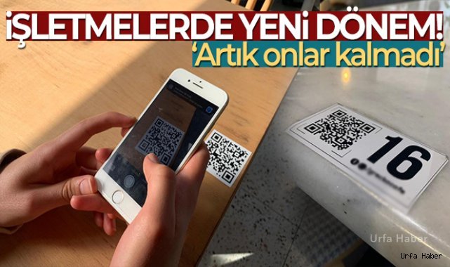 Çözümü QR kodlu menüde buldular