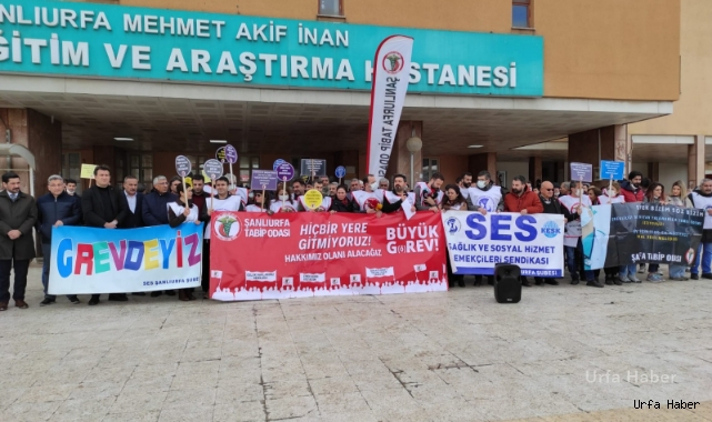  Şanlıurfa Tabip odasından açıklama! "Geleceğimiz için görevdeyiz"