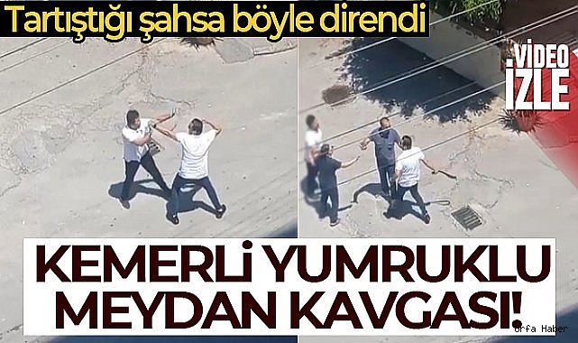 Tartıştığı şahsın saldırısına uğrayan ambulans şoförü yumruklara böyle direndi