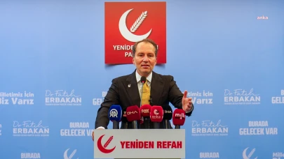 YENIDEN REFAH PARTISI: CUMHURBAŞKANI ADAYIMIZ FATIH ERBAKAN'DIR