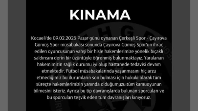 AMATÖR MAÇTA OYUNDAN ATILAN FUTBOLCU HAKEMI BIÇAKLADI