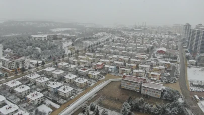 KASTAMONU'DA ÇOCUKLARIN KAR SEVINCI