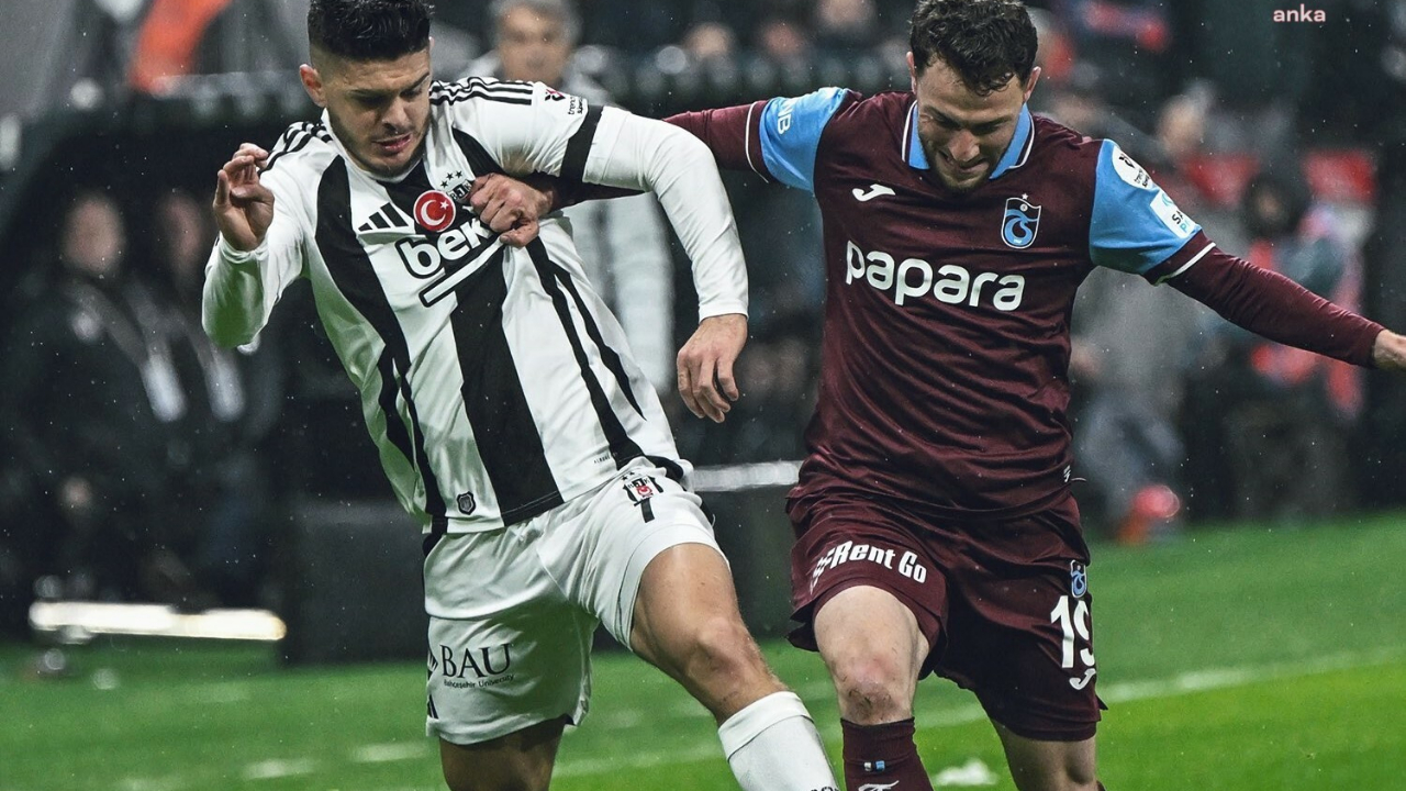 BEŞIKTAŞ SAHASINDA TRABZONSPOR’U 2-1 MAĞLUP ETTI