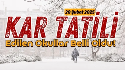 Yarın Okulların Tatil Olduğu İller Belli Oldu!