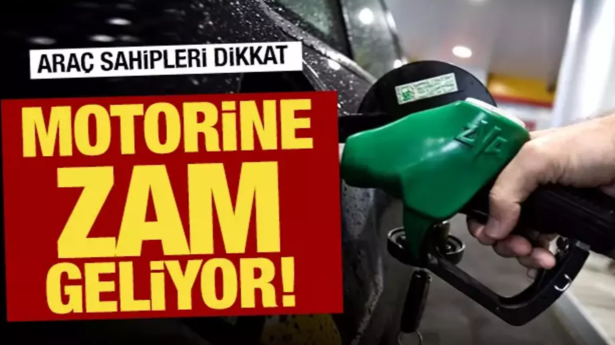 Motorine 1 Lira 45 Kuruşluk Zam Geliyor