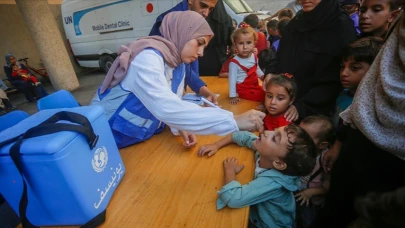 DSÖ, Gazze’deki Çocuk Felci Aşılama Oranını Açıkladı