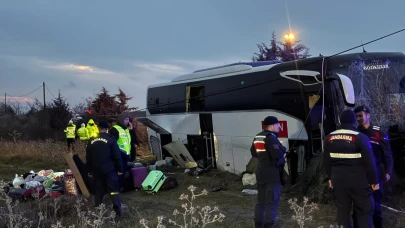 Gelibolu’da Otobüs Kazası: 37 Yaralı