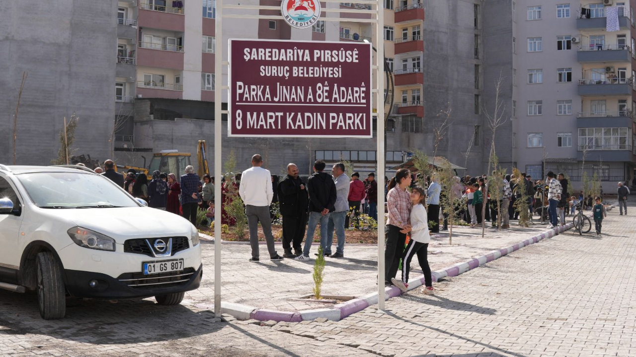 8 Mart Kadın Parkı Açılışı Gerçekleştirildi