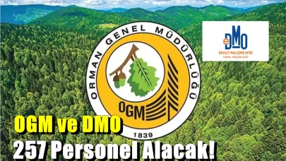 OGM ve DMO 257 Personel Alacak!