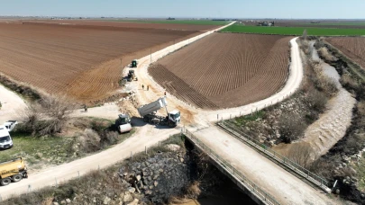 Şanlıurfa'da 50 Mahalleyi Bağlayan Yol Yapılıyor